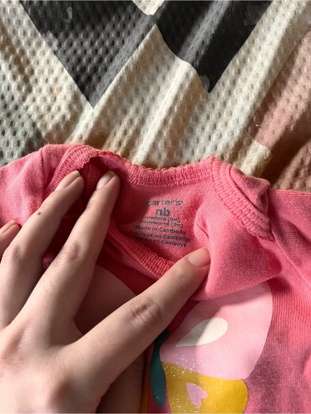 Carters soft pink